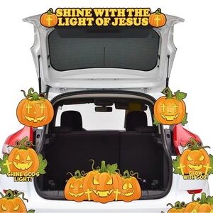 Halloween Pumpkin Car Decals